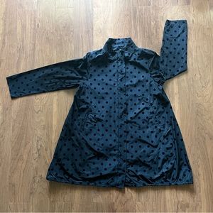 Sun Kim Black Polka Dot Lightweight Jacket